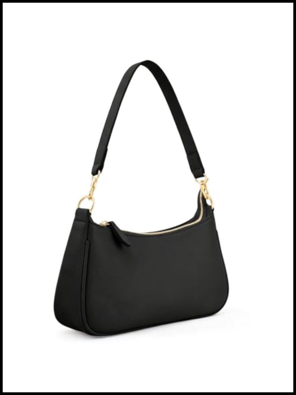 PU Leather Small Hobo Shoulder Bag with Removable Strap